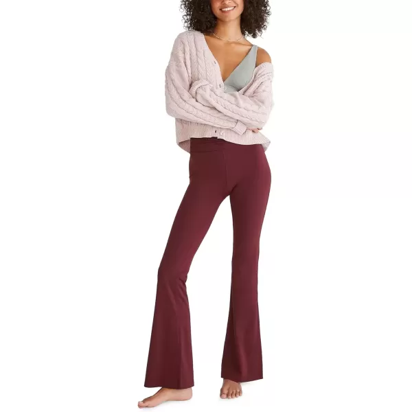 imageAEROPOSTALE Womens Airsoft HighRise Cinched Flare LeggingTawny Port