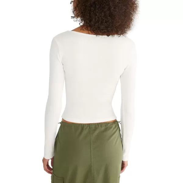 imageAEROPOSTALE Womens Cinch Front Sweetheart Shrunken TeeCream
