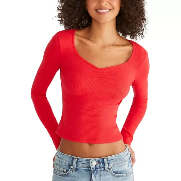 imageAEROPOSTALE Womens Cinch Front Sweetheart Shrunken TeeLollipop