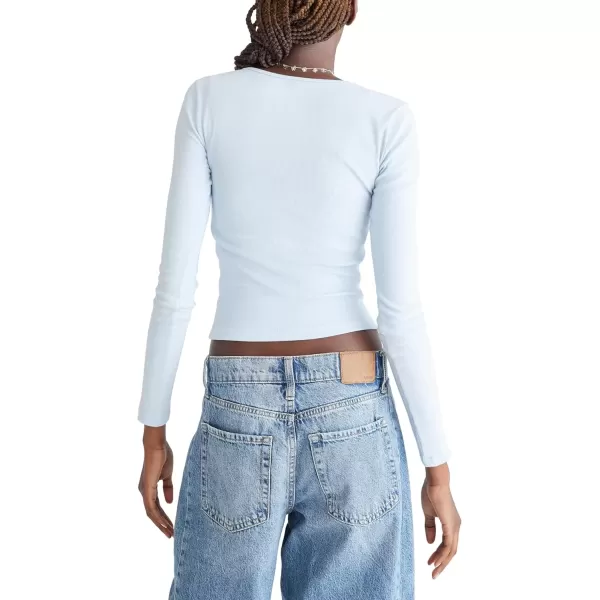 imageAEROPOSTALE Womens Cinch Front Sweetheart Shrunken TeeSkyway