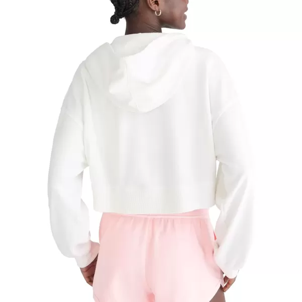 imageAEROPOSTALE Womens Cropped Full Zip Relaxed Fit HoodieCream