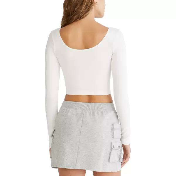 imageAEROPOSTALE Womens Seamless Wear 3Way VNeck Tiny TopCream