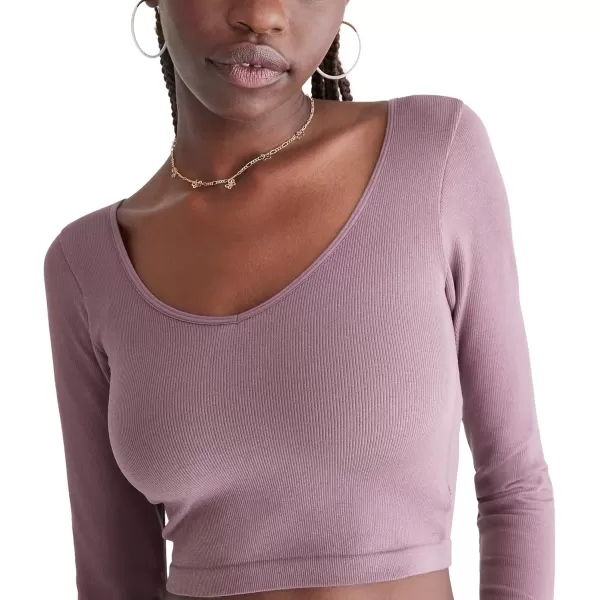 imageAEROPOSTALE Womens Seamless Wear 3Way VNeck Tiny TopFlint