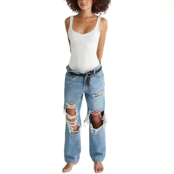 imageAEROPOSTALE Womens Seriously Soft Smooth Cinch Front Tank BodysuitCream