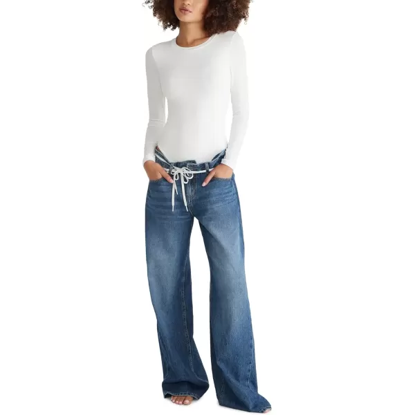 imageAEROPOSTALE Womens Seriously Soft Smooth Crew Neck Long Sleeve BodysuitCream