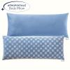 imageAEROPOSTALE Sherpa Body Pillow 20quotx48quot Blue StripeBlue