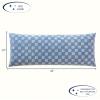 imageAEROPOSTALE Sherpa Body Pillow 20quotx48quot Blue StripeBlue