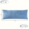 imageAEROPOSTALE Sherpa Body Pillow 20quotx48quot Blue StripeBlue Stripe