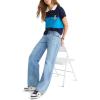 imageAEROPOSTALE Womens Aero Baggy Wide Leg Light Wash Clean JeanOrzo1