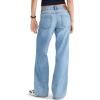 imageAEROPOSTALE Womens Aero Baggy Wide Leg Light Wash Clean JeanOrzo1