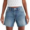 imageAEROPOSTALE Womens Low Rise Baggy Denim Shorts 6inchMedium Wash1