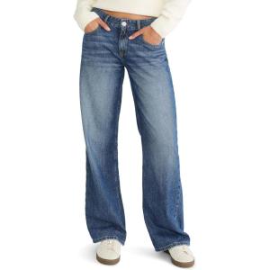 imageAEROPOSTALE Womens Low Rise Baggy Wide Leg JeanSassafras