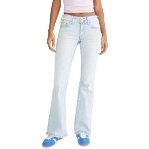imageAEROPOSTALE Womens Low Rise Flare JeanLight Wash1