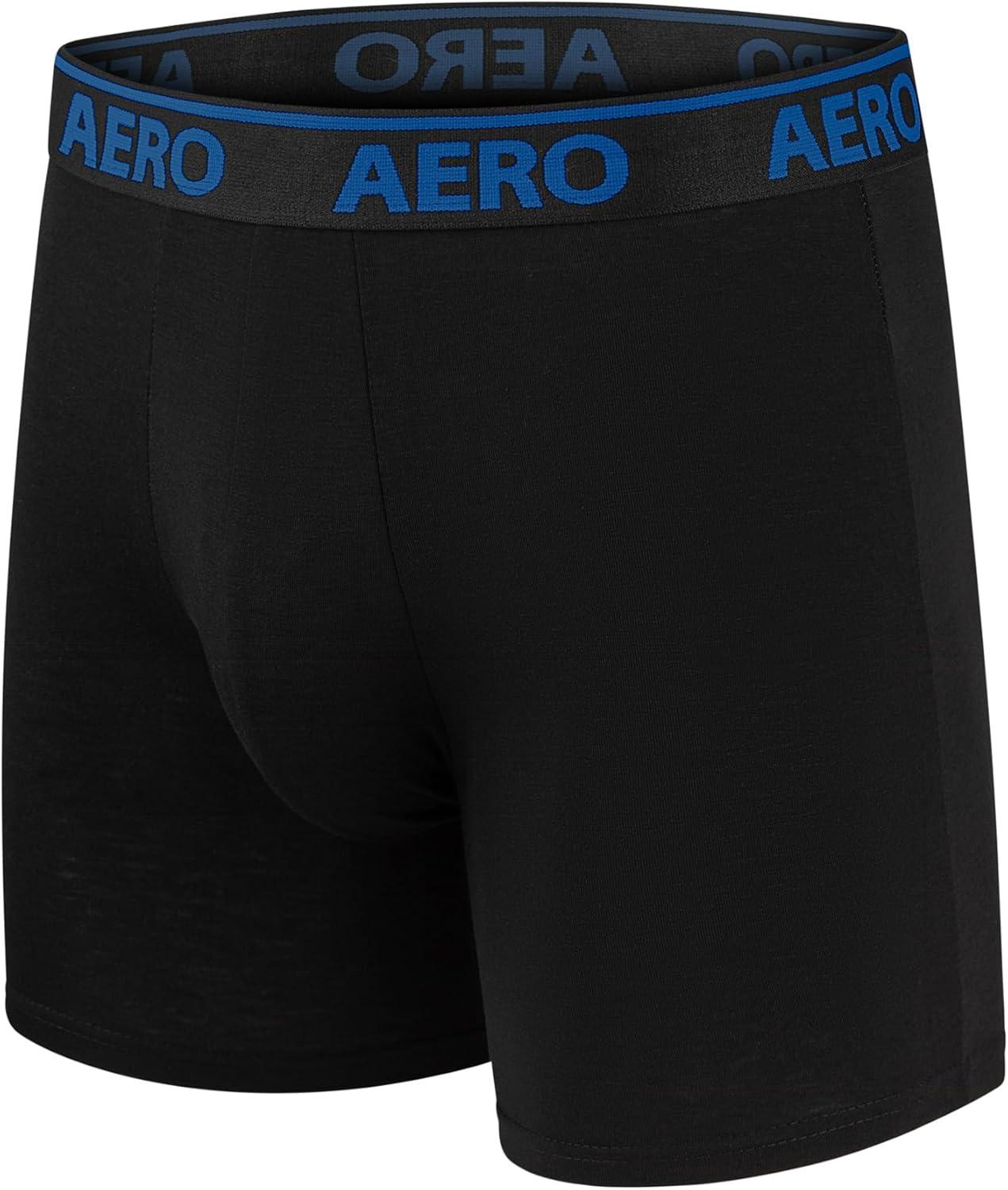 imageAeropostale Mens Boxer BriefsCotton Stretch Boxer Briefs UnderwearBlackBlackBlackBlackBlackBlack