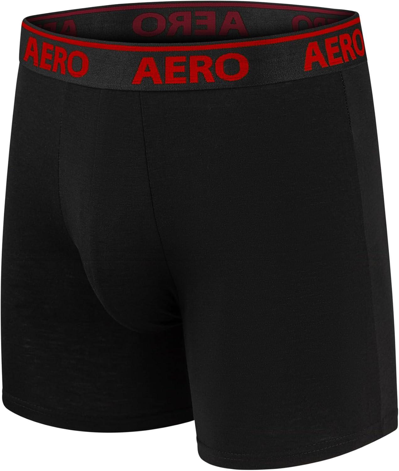 imageAeropostale Mens Boxer BriefsCotton Stretch Boxer Briefs UnderwearBlackBlackBlackBlackBlackBlack