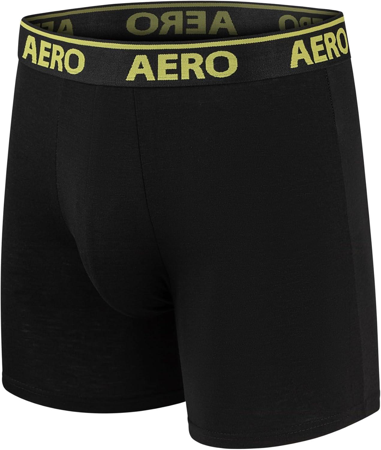 imageAeropostale Mens Boxer BriefsCotton Stretch Boxer Briefs UnderwearBlackBlackBlackBlackBlackBlack
