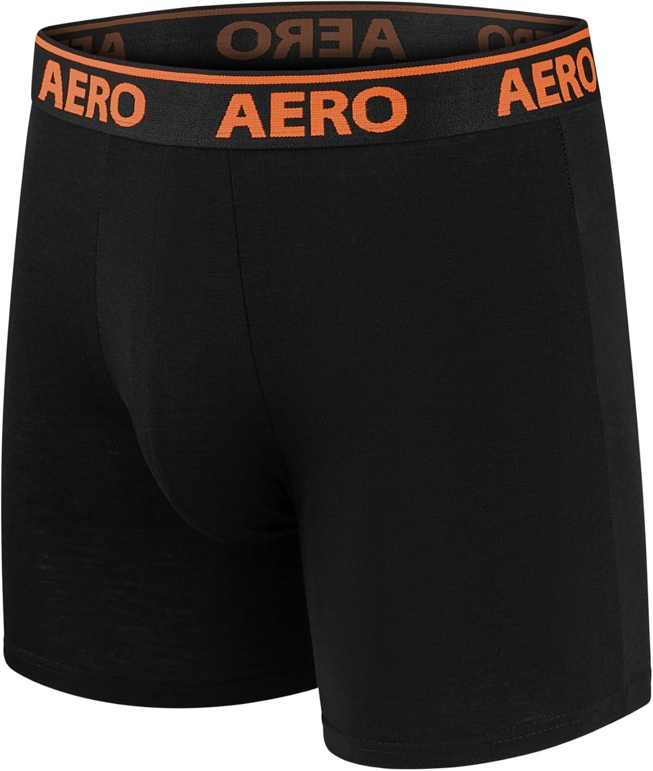 imageAeropostale Mens Boxer BriefsCotton Stretch Boxer Briefs UnderwearBlackBlackBlackBlackBlackBlack