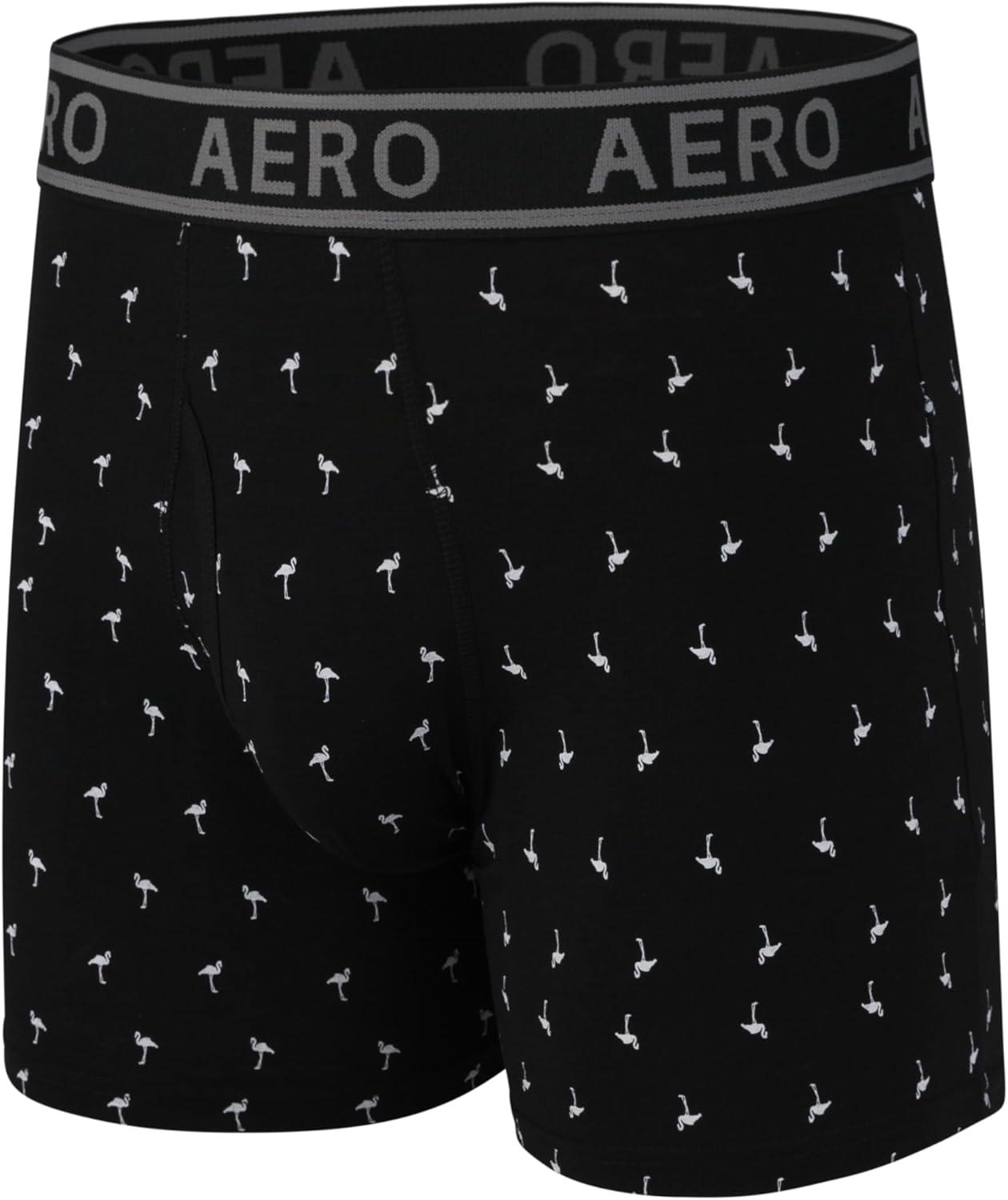 imageAeropostale Mens Boxer BriefsCotton Stretch Boxer Briefs UnderwearBlackCharcoalBlackGreyHeather