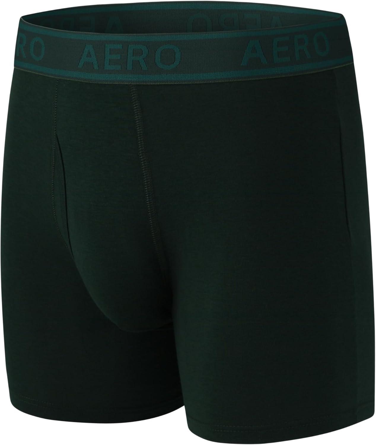 imageAeropostale Mens Boxer BriefsCotton Stretch Boxer Briefs UnderwearNavyGreenHunter GreenGreyCharcoal