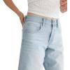 imageAEROPOSTALE Womens Low Rise Baggy Denim JortsLight Wash