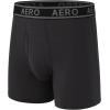 imageAeropostale Mens Boxer BriefsCotton Stretch Boxer Briefs UnderwearBlackCharcoalBlackGreyHeather