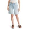 imageAEROPOSTALE Womens Low Rise Baggy Denim JortsLight Wash