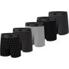 imageAeropostale Mens Boxer BriefsCotton Stretch Boxer Briefs UnderwearBlackCharcoalBlackGreyHeather