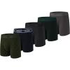 imageAeropostale Mens Boxer BriefsCotton Stretch Boxer Briefs UnderwearNavyGreenHunter GreenGreyCharcoal