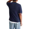 imageAEROPOSTALE Mens Horiztonal Textured Stripe Sweater TeeBlue