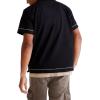 imageAEROPOSTALE Mens Short Sleeve Embroidered Floral Linen ShirtBlack