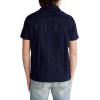 imageAEROPOSTALE Mens Short Sleeve Textured Eyelet ShirtBlue