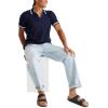 imageAEROPOSTALE Mens Tipped OpenKnit Sweater PoloBlue