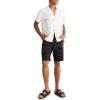 imageAEROPOSTALE Mens Short Sleeve Amalfi Coast Embroidered Camp ShirtIvory