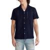imageAEROPOSTALE Mens Short Sleeve Textured Eyelet ShirtNavy