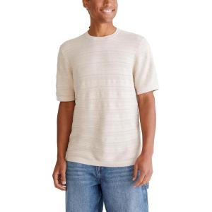 imageAEROPOSTALE Mens Horiztonal Textured Stripe Sweater TeeGreen