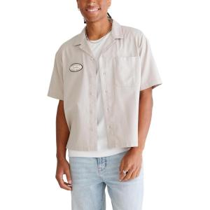 imageAEROPOSTALE Mens Short Sleeve Mechanic ShirtGrey