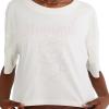 imageAEROPOSTALE Womens Cropped Boyfriend Graphic TeeIvory