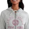 imageAEROPOSTALE Womens Full Zip HoodieNew York CrestLight Grey