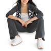 imageAEROPOSTALE Womens Knit Arch Zip Front Fleece Hoodie