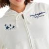 imageAEROPOSTALE womens Cropped Full Zip HoodieIvory