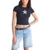 imageAEROPOSTALE Womens Western Journey Baby TeeBlack