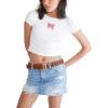 imageAEROPOSTALE Womens Western Journey Baby TeeIvory