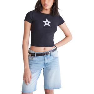 imageAEROPOSTALE Womens Western Journey Baby TeeBlack