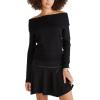 imageAEROPOSTALE Womens Off The Shoulder SweaterBlack
