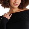 imageAEROPOSTALE Womens Off The Shoulder SweaterBlack
