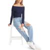 imageAEROPOSTALE Womens Off The Shoulder SweaterCadet Navy