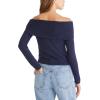 imageAEROPOSTALE Womens Off The Shoulder SweaterCadet Navy