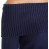 imageAEROPOSTALE Womens Off The Shoulder SweaterCadet Navy