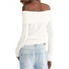 imageAEROPOSTALE Womens Off The Shoulder SweaterTofu
