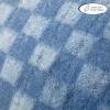 imageAeropostale Wedge Pillow 24quotx18quot Checkerboard GreyCheckerboard Blue